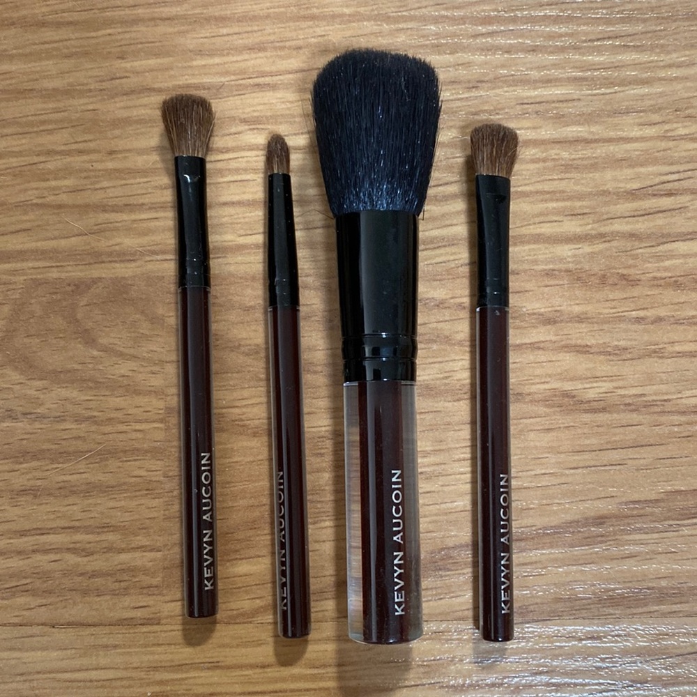 ❤️ Kevin Aucoin Cosmetics Limited Edition Travel Makeup Brushes Bundle NWOT